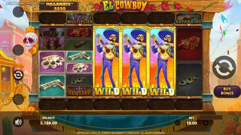 El Cowboy Megaways slot screenshot 4