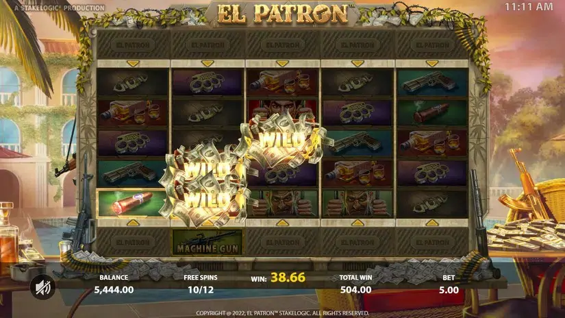 El Patron slot screenshot 7