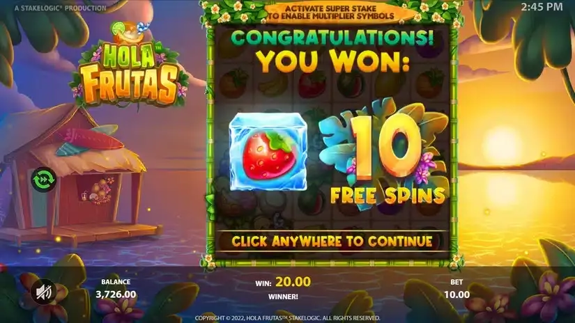 Hola Frutas slot screenshot 4