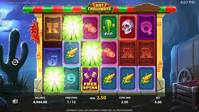 Hot Chilliways slot screenshot 5