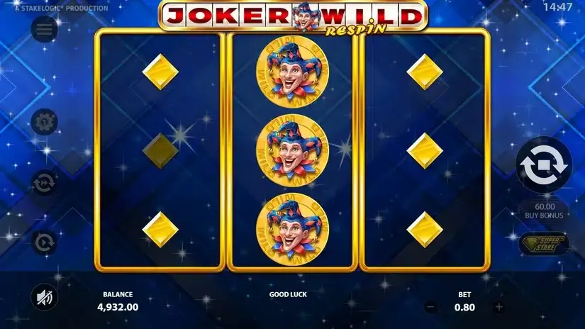Joker Wild Respin slot screenshot 3