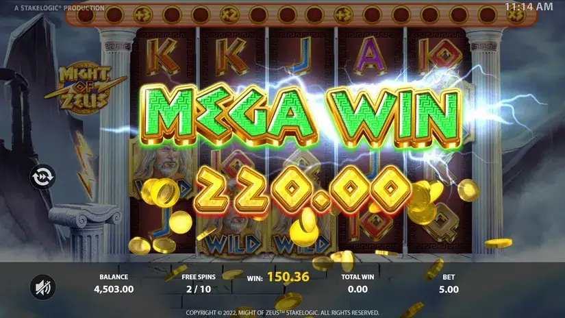 Might of Zeus slot screenshot 6