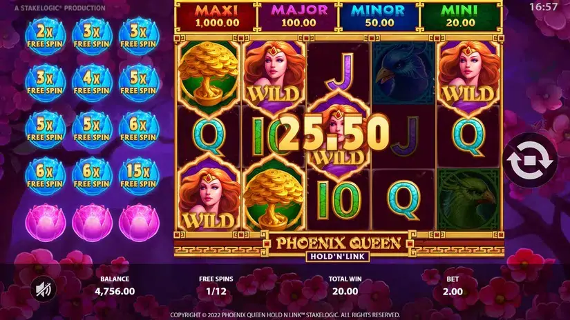 Phoenix Queen slot screenshot 7