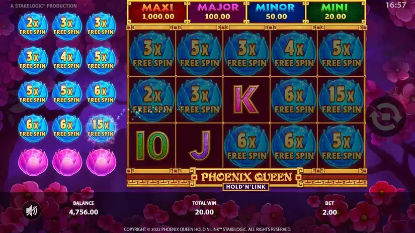 Phoenix Queen slot screenshot 5