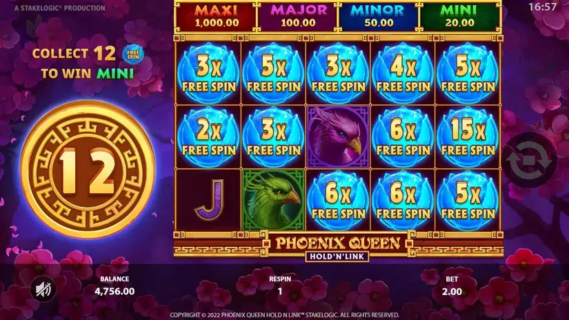 Phoenix Queen slot screenshot 4
