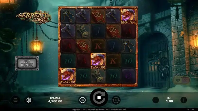 Serpent Cage slot screenshot 4