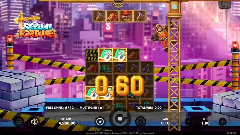 Skyline Fortunes slot screenshot 4