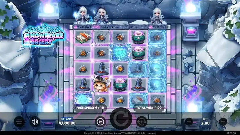 Snowflake Sorcery slot screenshot 5