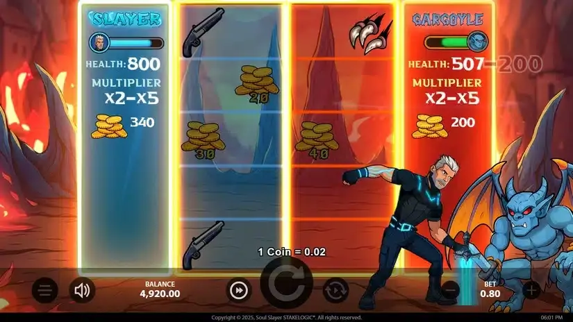 Soul Slayer slot screenshot 