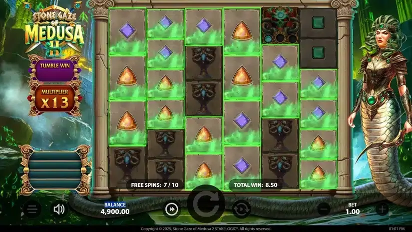 Stone Gaze of Medusa 2 slot screenshot 5