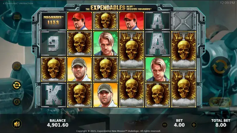 The Expendables New Mission Megaways slot screenshot 4