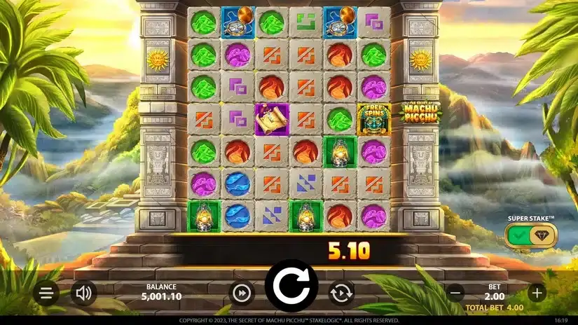 The Secret of Machu Picchu slot screenshot 