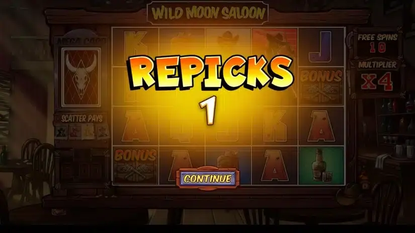 Wild Moon Saloon slot screenshot 6