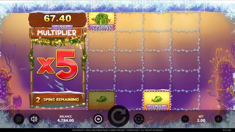 Wild Wild Bass 2 Xmas Special slot screenshot 5