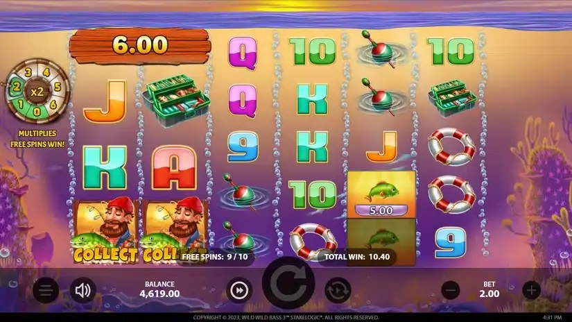 Wild Wild Bass 3 slot screenshot 7