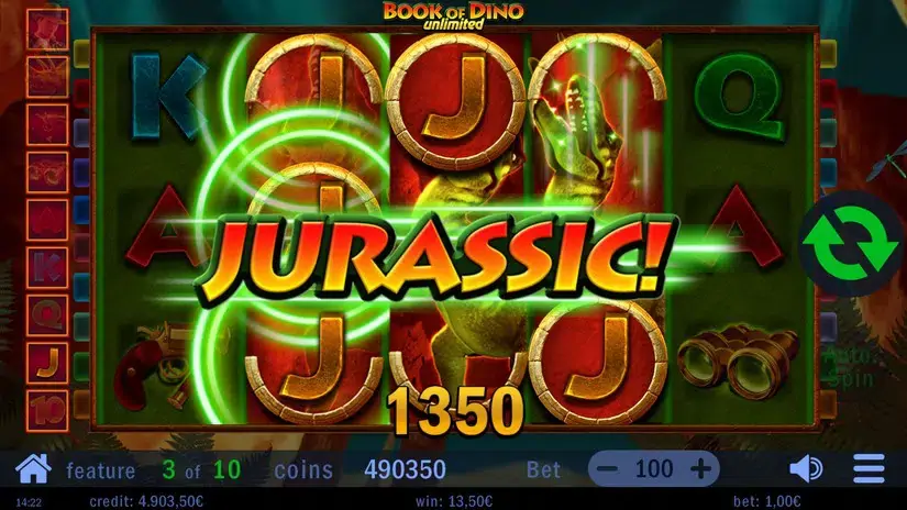 Book of Dino slot screenshot 7