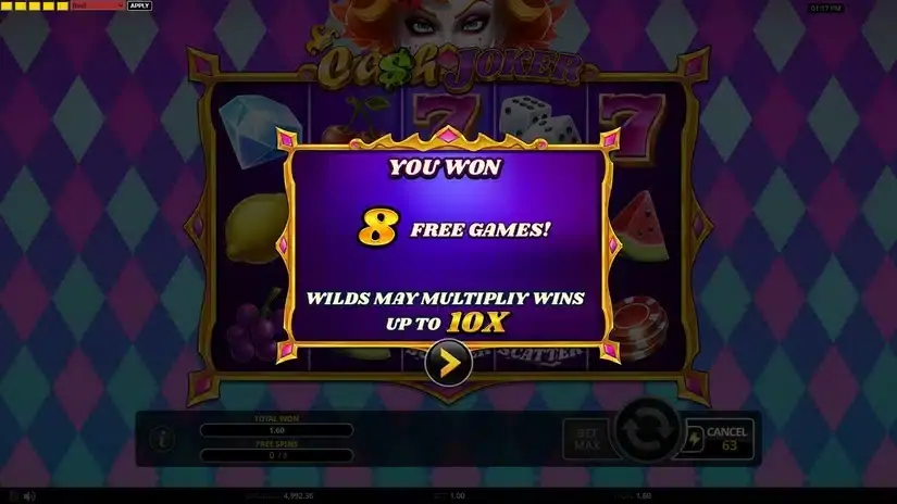 Cash Joker slot screenshot 5