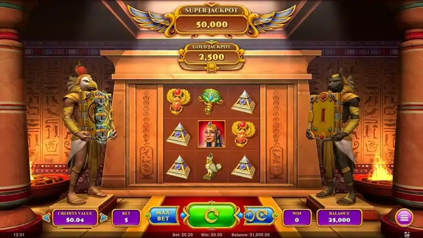 Cleopatra’s Diary slot screenshot 