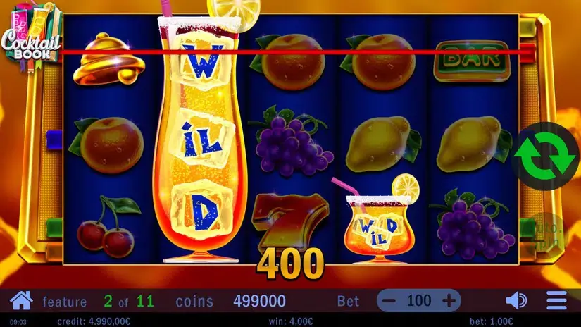 Cocktail Book slot screenshot 6
