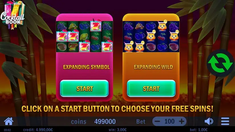 Cocktail Book slot screenshot 4