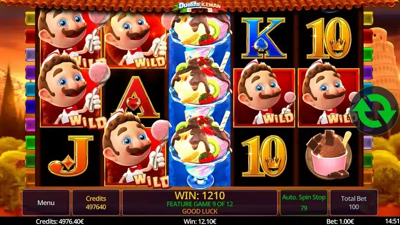 Duolito Iceman slot screenshot 