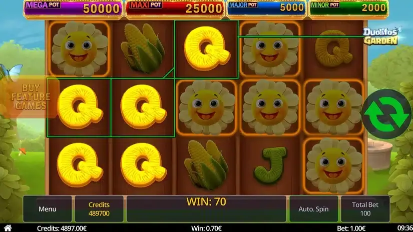 Duolitos Garden slot screenshot 2