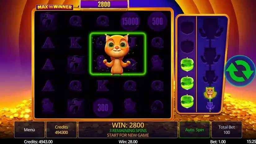 Max the Winner slot screenshot 3