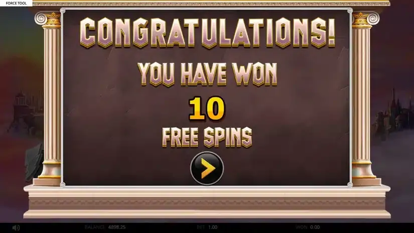 Olympus Wilds slot screenshot 3