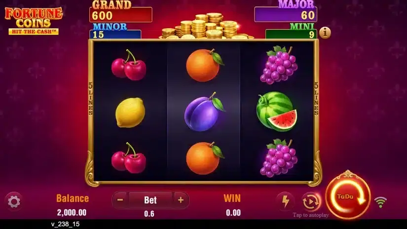 Fortune Coins slot screenshot 