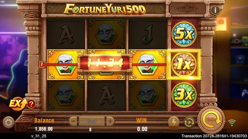 Fortune Yuri 500 slot screenshot 2