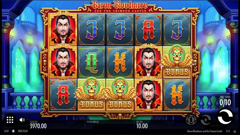 Baron Bloodmore and the Crimson Castle slot screenshot 4