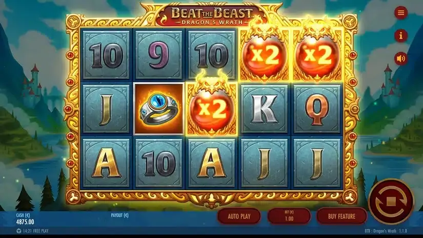 Beat the Beast Dragon’s Wrath slot screenshot 2