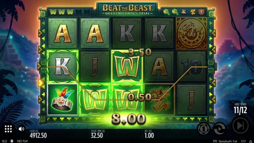 Beat the Beast: Quetzalcoatl´s Trial slot screenshot 4
