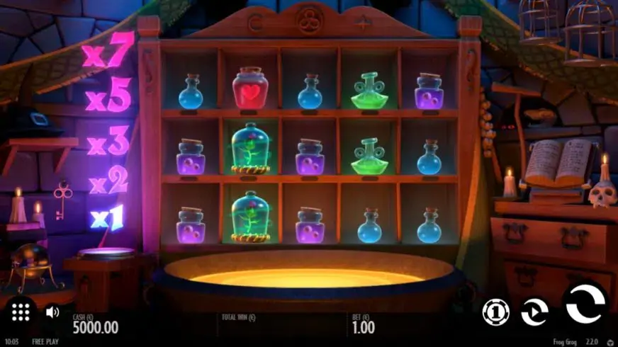 Frog Grog slot screenshot 