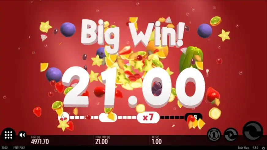 Fruit Warp slot screenshot 