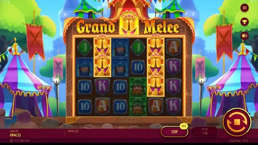 Grand Melee slot screenshot 4