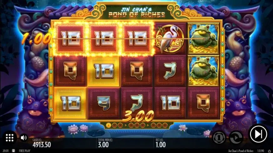 Jin Chan’s Pond of Riches slot screenshot 