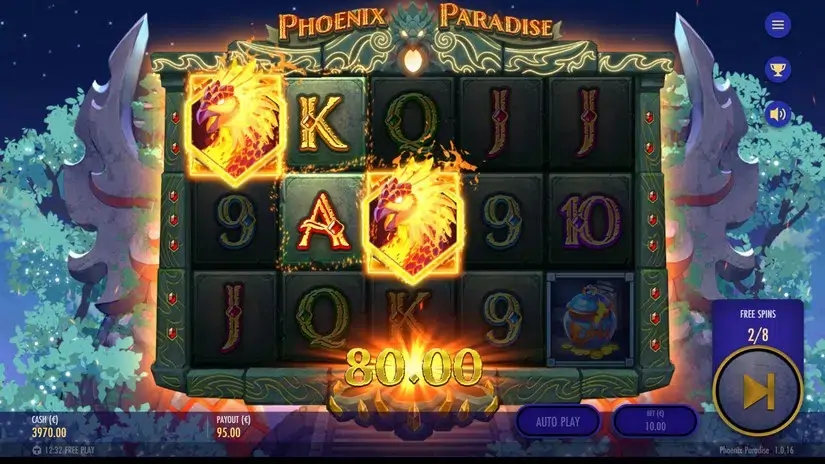 Phoenix Paradise slot screenshot 6