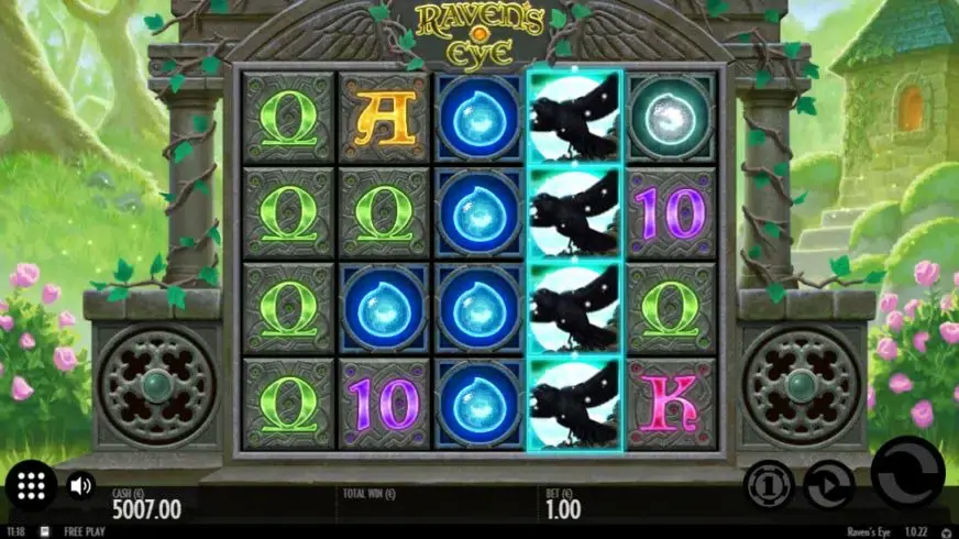 Raven’s Eye slot screenshot 2