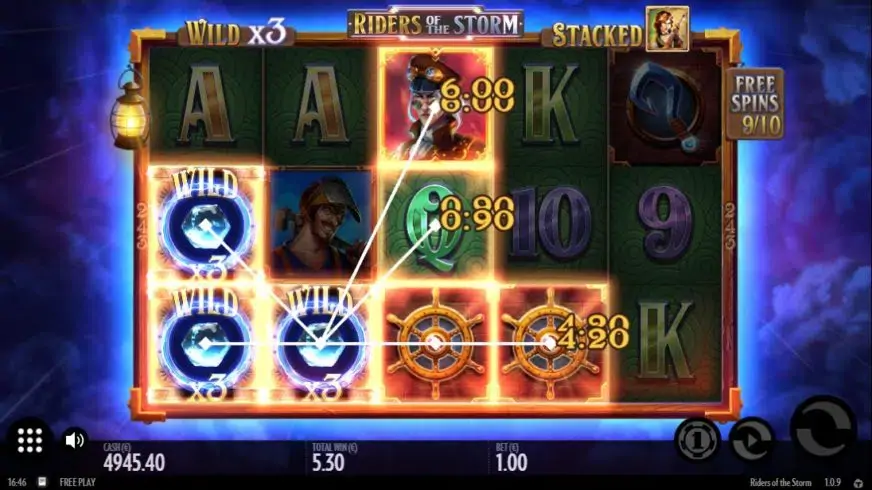 Riders of the Storm slot screenshot 