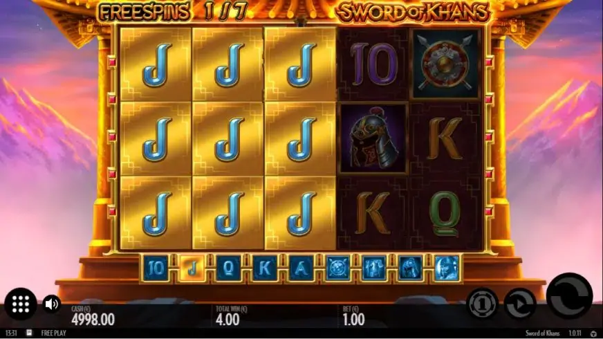 Sword of Khans slot screenshot 4