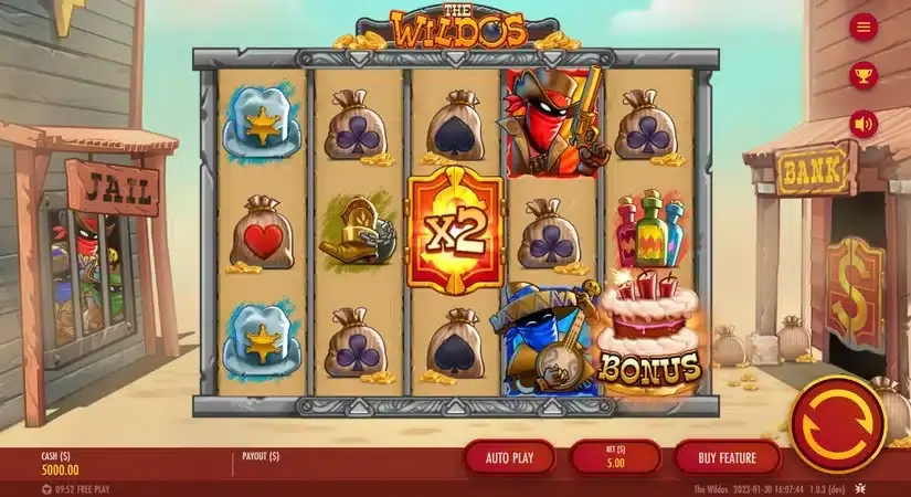 The Wildos slot screenshot 1