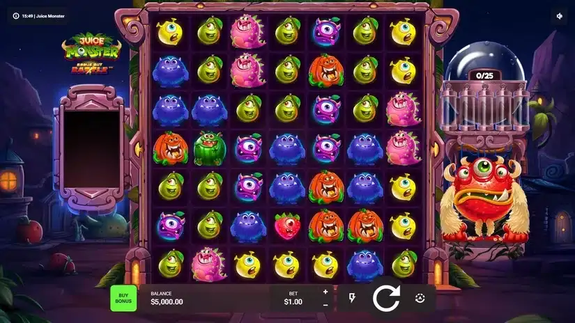 Juice Monster slot screenshot 1