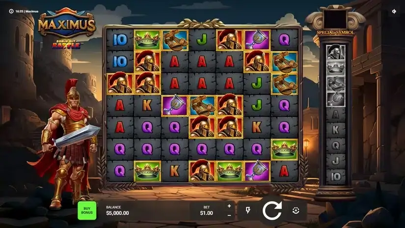 Maximus slot screenshot 2