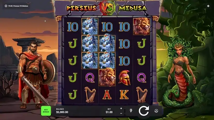 Perseus VS Medusa slot screenshot 1