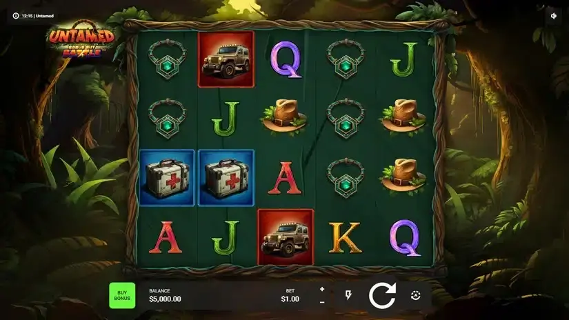 Untamed slot screenshot 1