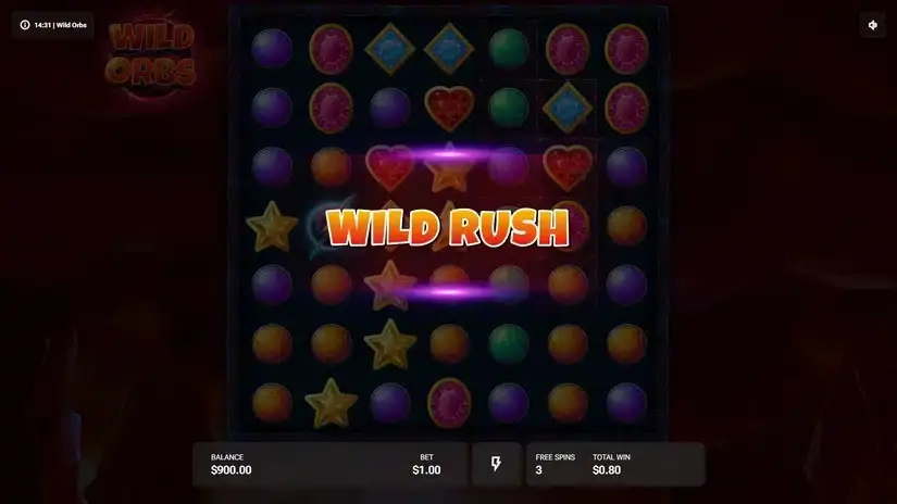 Wild Orbs slot screenshot 3