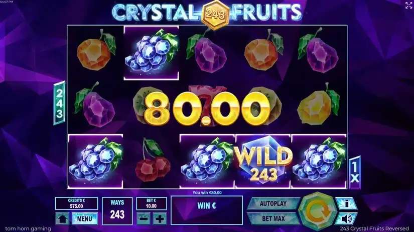 243 Crystal Fruits Reversed slot screenshot 3