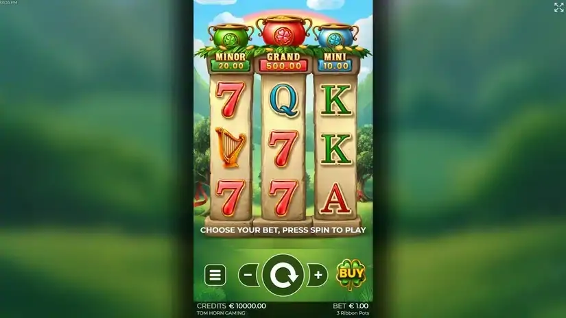 3 Ribbon Pots slot screenshot 