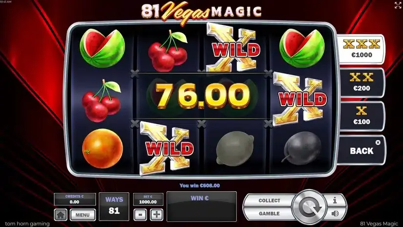 81 Vegas Magic slot screenshot 2